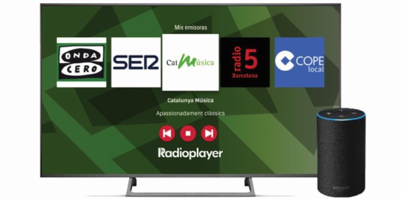 Radioplayer España en altavoces inteligentes y tv conectadas